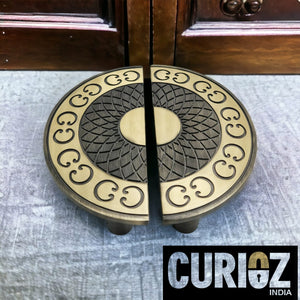 CURIOZ | CODE CORAL | PAIR OF MAIN DOOR HANDLE SET OF 2 PIECES